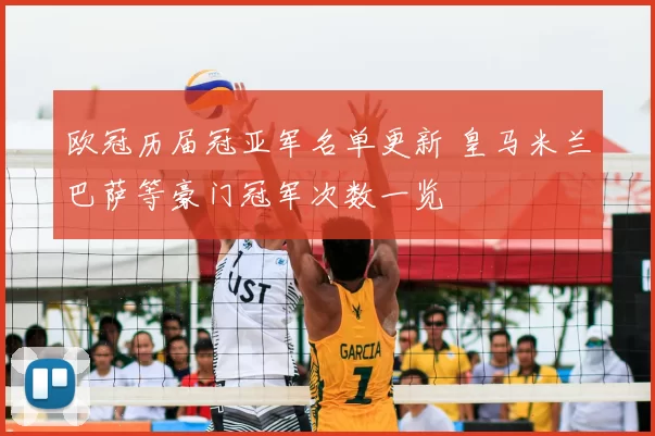 欧冠历届冠亚军名单更新 皇马米兰巴萨等豪门冠军次数一览